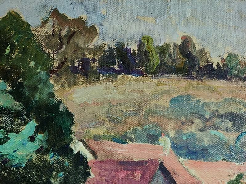 Albert Joseph (1868-1952) Farm With A Pink Roof. Limousin, Crozant School, Gauguin, Fauve Detroy-photo-4