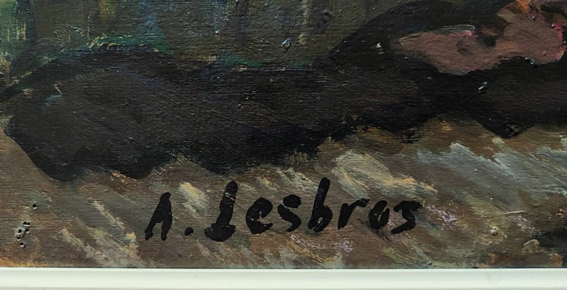 Alfred Lesbros (1873-1940) Village In Provence, Avignon. Fauve, Chabaud, Group Of Treize Flour-photo-7