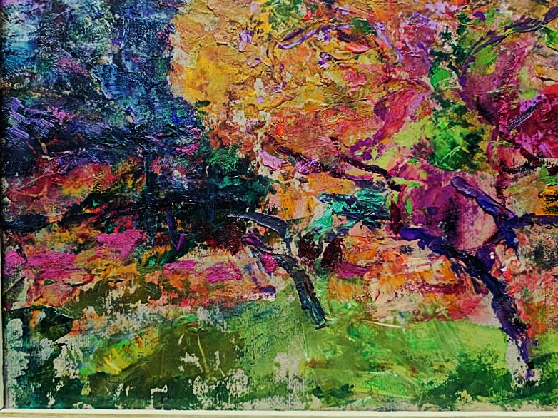 Victor Charreton (1864-1936) Verger à l'automne Auvergne. Ecole de Murols. Zingg Perouse Boudal-photo-2