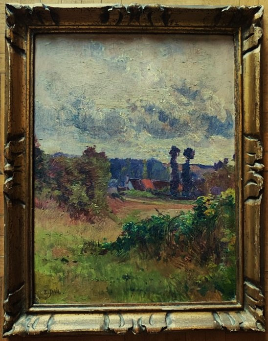 Edouard Pail (1851-1916) Village dans la vallée, Creuse, Nevers. Ecole de Crozant Didier-Pouget-photo-5