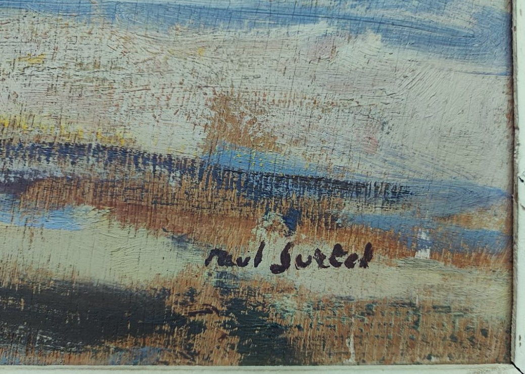 Paul Surtel (1893-1985) House Of The Painter In Quercy 1946. Crozant Provençale School. Maillaud-photo-3