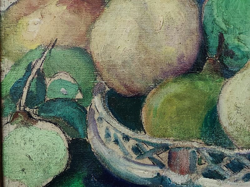 Léon Detroy (1859-1955) Still Life With Pears. School Of Crozant, Cézanne, Guillaumin, Creuse.-photo-4
