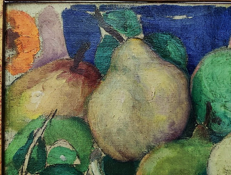 Léon Detroy (1859-1955) Still Life With Pears. School Of Crozant, Cézanne, Guillaumin, Creuse.-photo-5