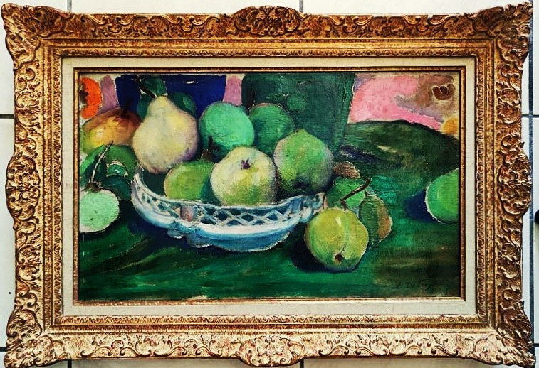 Léon Detroy (1859-1955) Still Life With Pears. School Of Crozant, Cézanne, Guillaumin, Creuse.