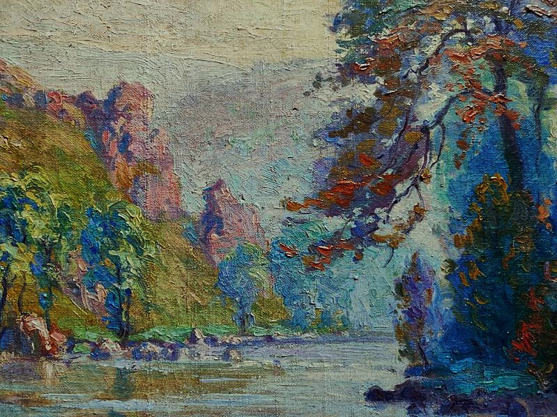 J.pierre Meynard (?- 1959) "banks Of The Creuse 1926" Crozant, Gironde, Madeline, Alluaud, Peccatte-photo-3