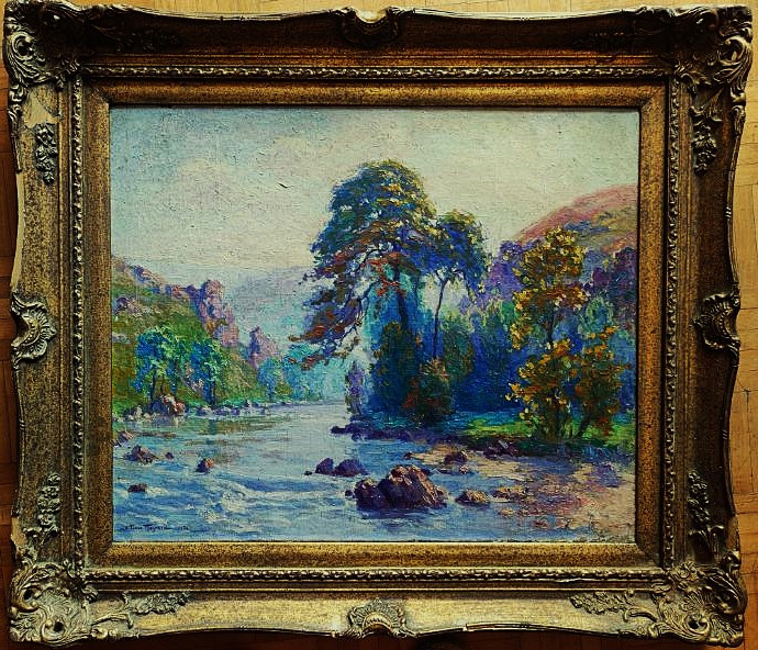 J.pierre Meynard (?- 1959) "banks Of The Creuse 1926" Crozant, Gironde, Madeline, Alluaud, Peccatte