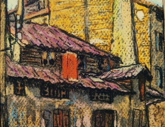 Léon Jouhaud (1874-1950) Chemin de la filature Limoges 1933. Peintre émailleur, Bichet, Crozant-photo-4