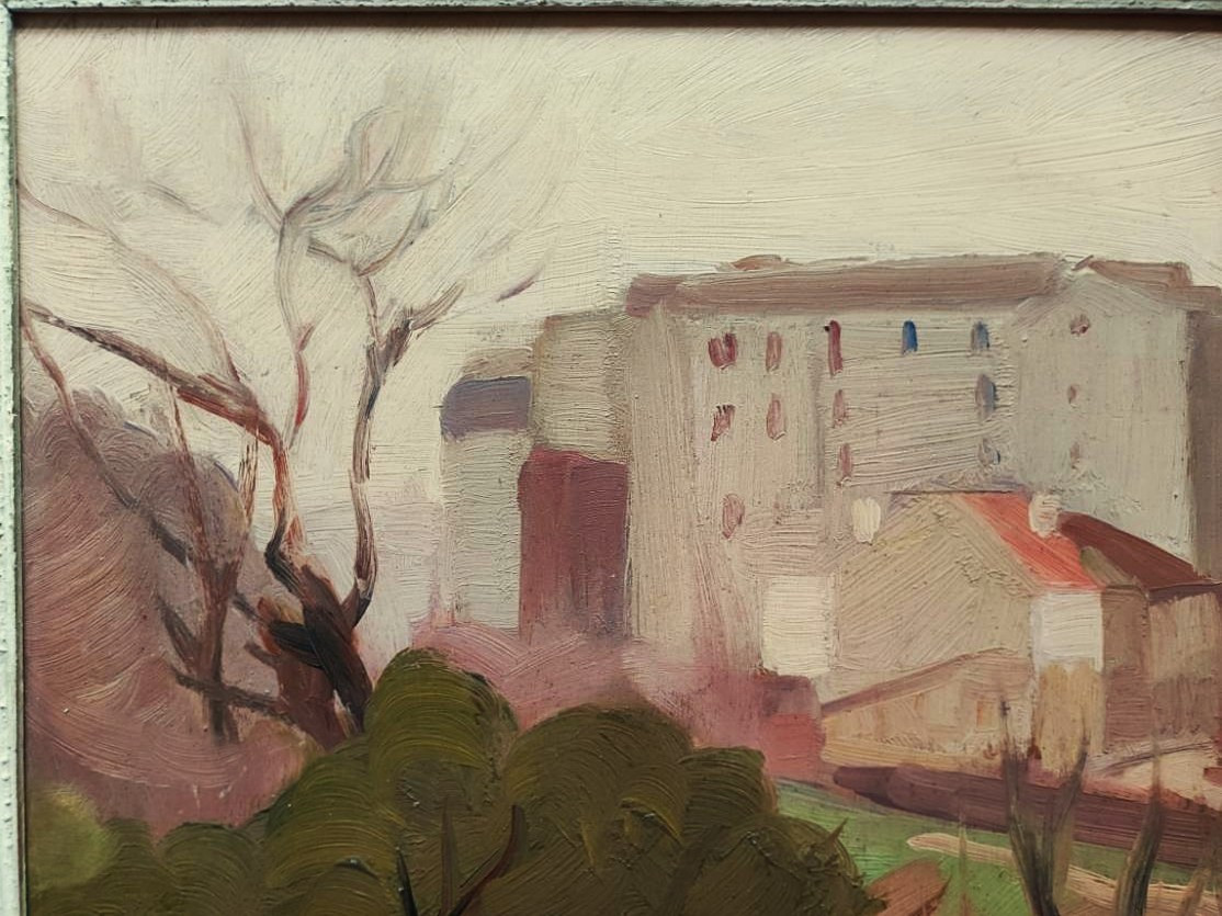 Jules Emile Zingg (1882-1942) Lively Neighborhood In Paris. Murols, Montbelliard, Sérusier, Denis-photo-3