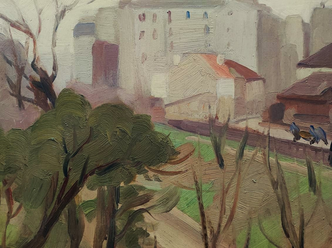 Jules Emile Zingg (1882-1942) Lively Neighborhood In Paris. Murols, Montbelliard, Sérusier, Denis-photo-6