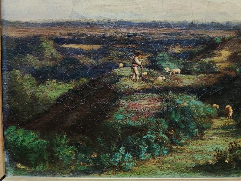Victor Le Gentile (1815-1889) Shepherd In Creuse. Schools Of Crozant And Fay, Donzel, Dupré, 19th-photo-6