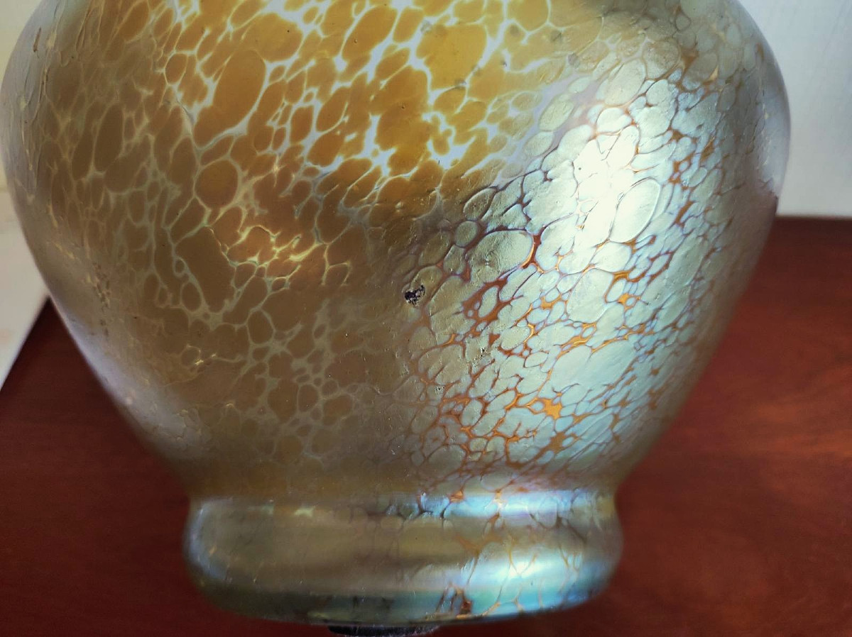 Johann Loetz (1880-1940) Large Butterfly Vase Phänomen C.1900 Austria, Art Nouveau, Gallé, Daum-photo-4