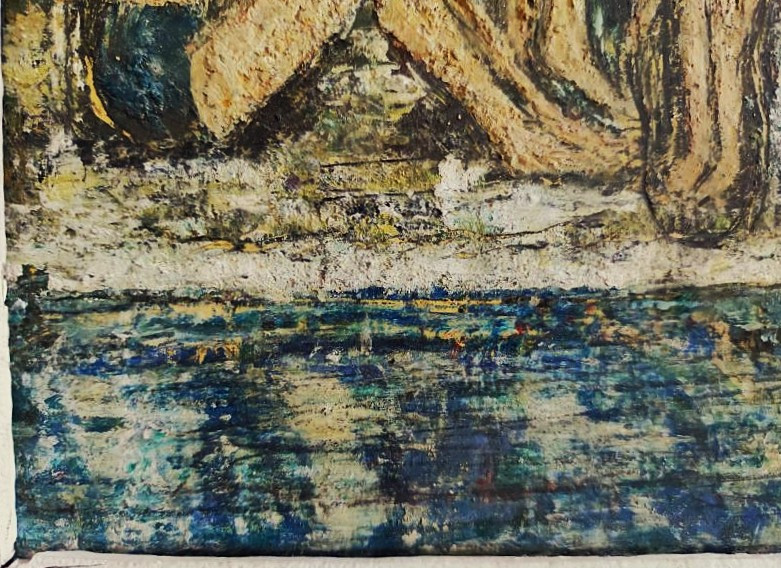 Hauser Frédéric Manit Ozère (1896-1976) The Swimming Pool C.1960. Hungarian, Czech, Vallauris Erdelyi-photo-5