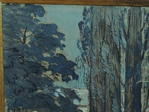 Henri Jamet (1858-1940) Mill In The Moonlight, Creuse. Crozant School, Gargilesse, Detroy-photo-3