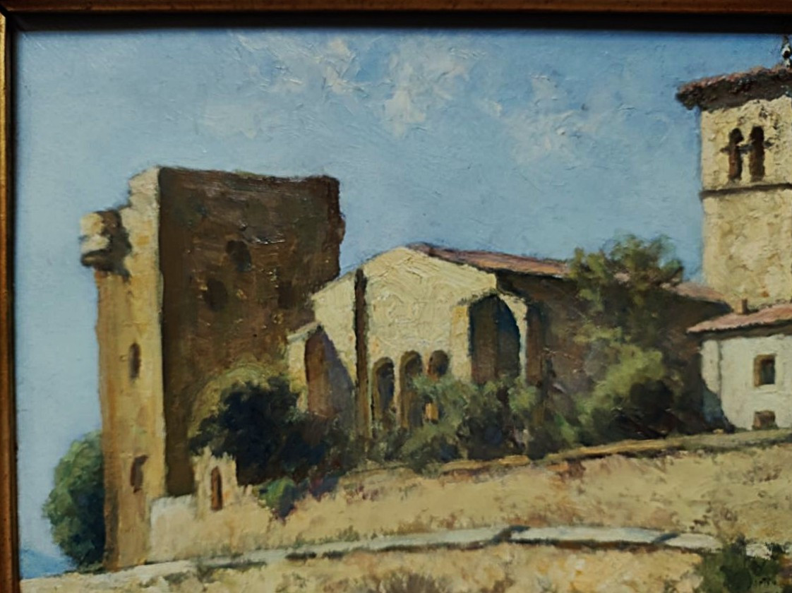 Hippolyte Lety (1878-1959) Tour Le Bel Villeneuve les Avignon. Provence, Isère, Vienne, Vidal..-photo-3