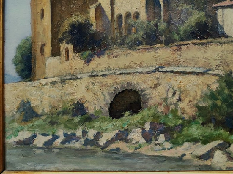 Hippolyte Lety (1878-1959) Tour Le Bel Villeneuve les Avignon. Provence, Isère, Vienne, Vidal..-photo-2