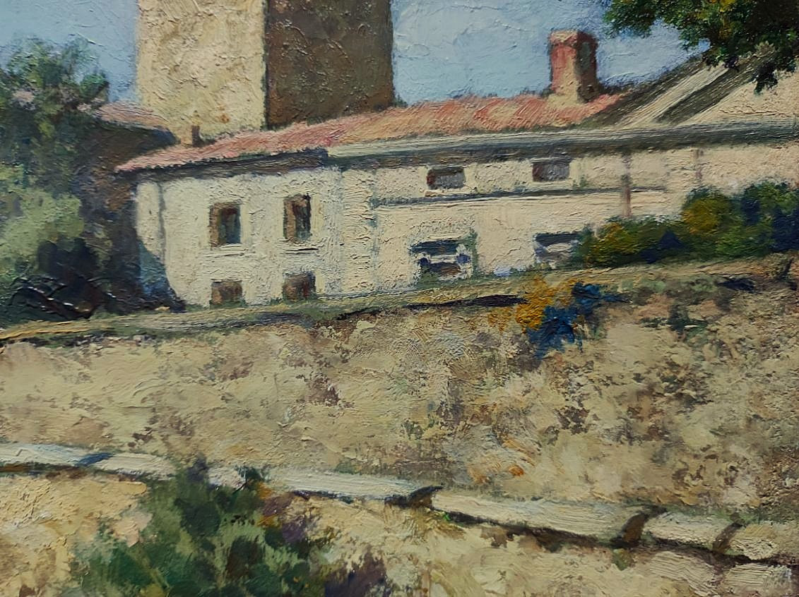 Hippolyte Lety (1878-1959) Tour Le Bel Villeneuve les Avignon. Provence, Isère, Vienne, Vidal..-photo-4