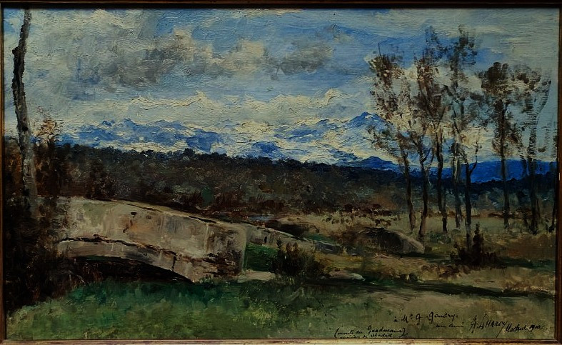 Agustin Lhardy Garrigues (1847-1918) Monts de Guadarrama 1900, Madrid Espagne. Peintre espagnol-photo-2