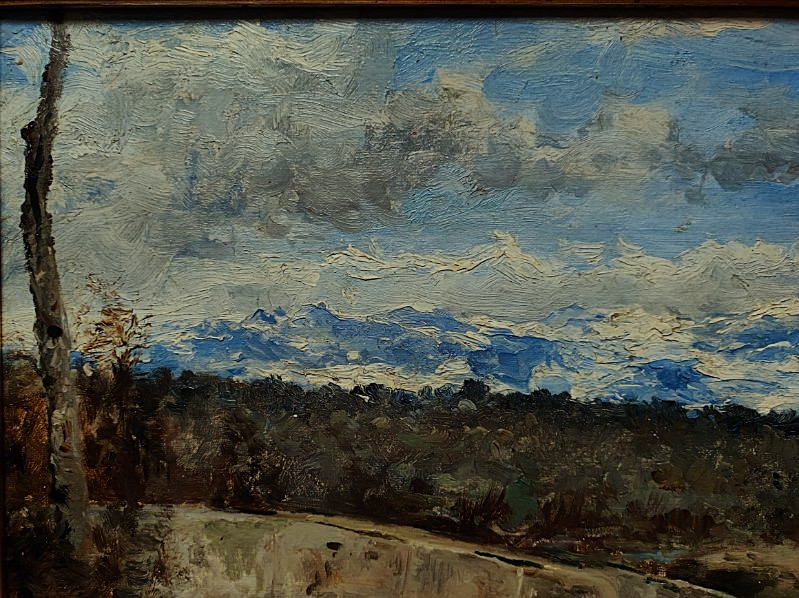 Agustin Lhardy Garrigues (1847-1918) Monts de Guadarrama 1900, Madrid Espagne. Peintre espagnol-photo-3