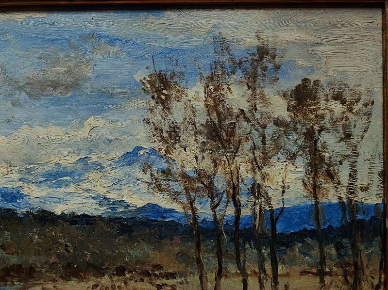 Agustin Lhardy Garrigues (1847-1918) Monts de Guadarrama 1900, Madrid Espagne. Peintre espagnol-photo-4
