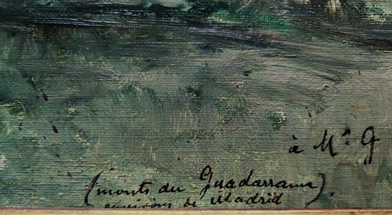 Agustin Lhardy Garrigues (1847-1918) Monts de Guadarrama 1900, Madrid Espagne. Peintre espagnol-photo-6