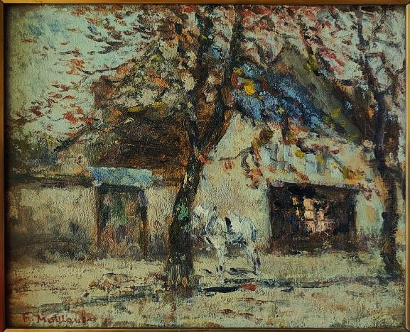 Fernand Maillaud (1863-1948) Les Champs Elysées à Issoudun. Ecole de Crozant, Berry, Creuse Rue-photo-2