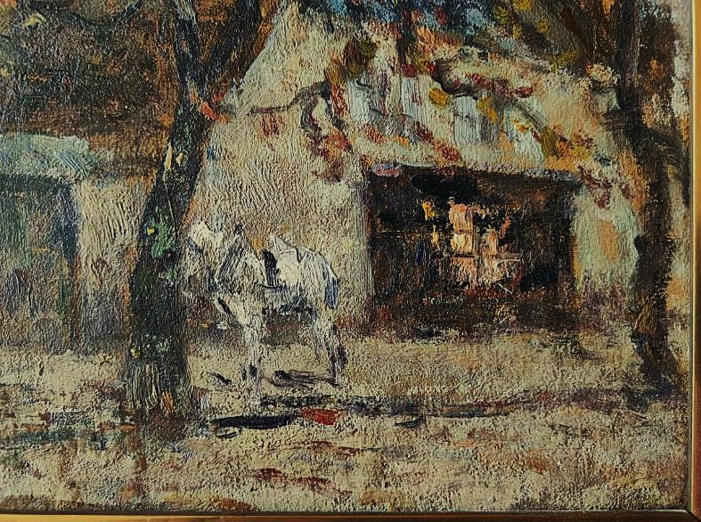 Fernand Maillaud (1863-1948) Les Champs Elysées à Issoudun. Ecole de Crozant, Berry, Creuse Rue-photo-4