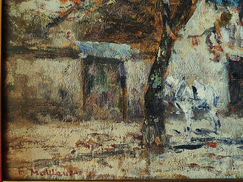 Fernand Maillaud (1863-1948) Les Champs Elysées à Issoudun. Ecole de Crozant, Berry, Creuse Rue-photo-2