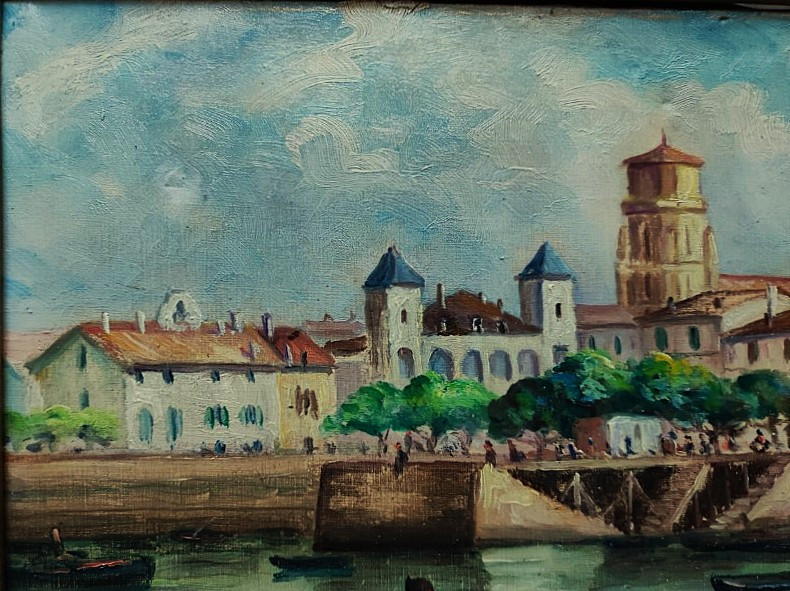 Georges Castaing (1895-1971) Port de Saint-Jean de Luz, Pays-Basque. Pau, Dupuy, Floutier, Jiva-photo-3