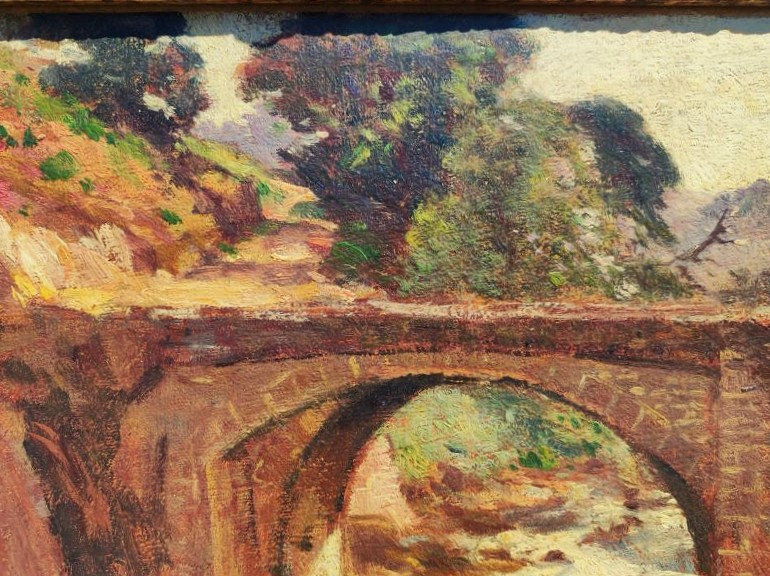 Fernand Maillaud (1863-1948) Pont sur la Sedelle à Crozant . Creuse, Berry, Madeline, Rollinat-photo-3