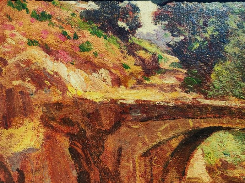 Fernand Maillaud (1863-1948) Pont sur la Sedelle à Crozant . Creuse, Berry, Madeline, Rollinat-photo-4