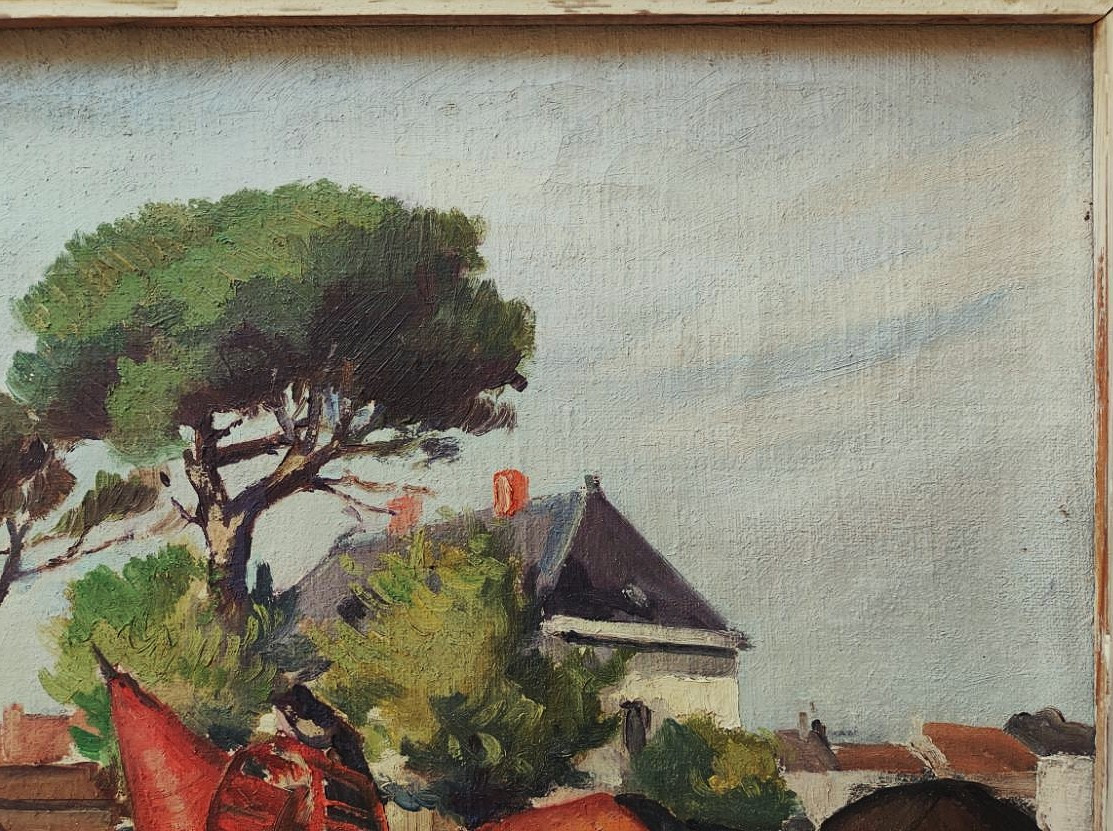 André Verger (1912-1990) Bouées à La Rochelle c. 1950. Balande, Suire, Marquet, Charente, Ré...-photo-4