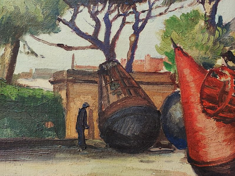 André Verger (1912-1990) Bouées à La Rochelle c. 1950. Balande, Suire, Marquet, Charente, Ré...-photo-2