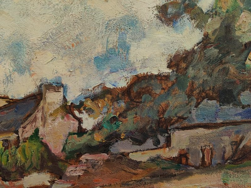 Mania Mavro (1889-1969) Farms In Malleret, Creuse. Crozant School, Ukraine, Russian, Guillaumin-photo-4