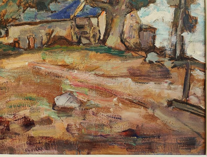 Mania Mavro (1889-1969) Farms In Malleret, Creuse. Crozant School, Ukraine, Russian, Guillaumin-photo-5