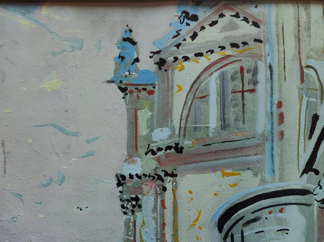 Charles Blanc (1896-1966) View Of Venice C. 1950. Limoges, School Of Crozant, Dufy, Pompidou....-photo-3