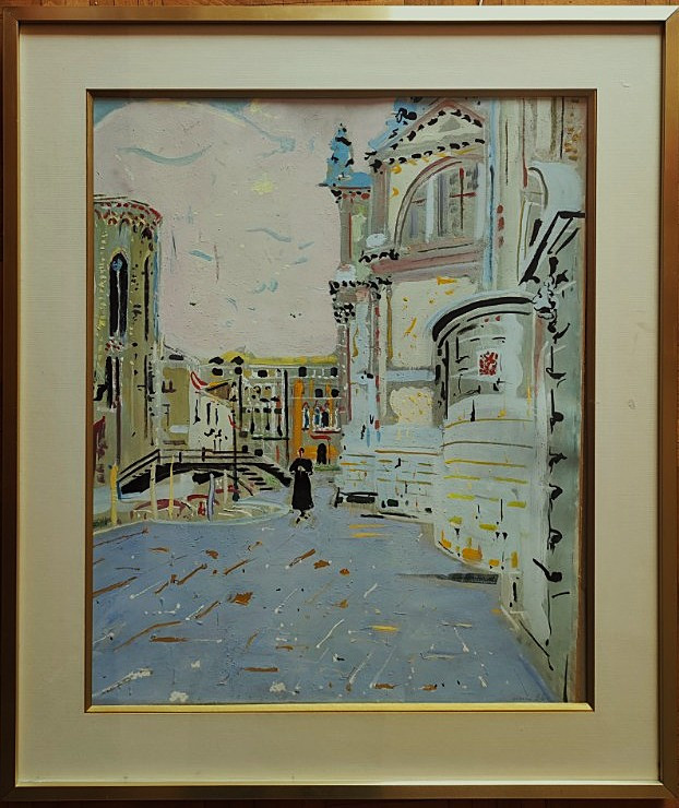 Charles Blanc (1896-1966) View Of Venice C. 1950. Limoges, School Of Crozant, Dufy, Pompidou....