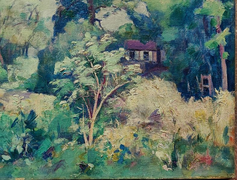 René Juste ( 1868-1954) Paysage d'été . Creuse, Ecole de Crozant, Joseph, Detroy, Marlotte...-photo-2
