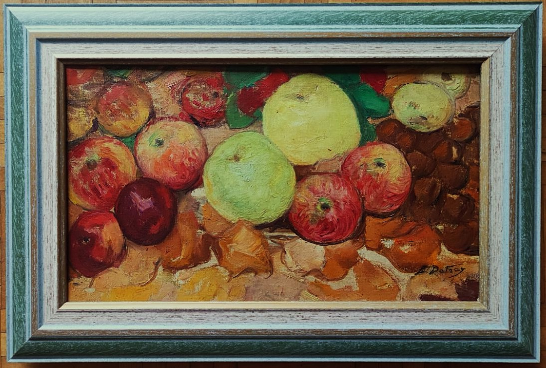 Léon Detroy (1859-1955) Pommes et chataignes ~1935. Ecole de Crozant, Gargilesse, Guillaumin