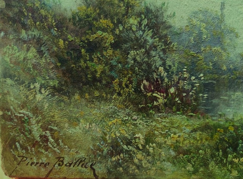 Pierre Ernest Ballue (1855-1928) Matin, bords de Creuse. Ecoles de Crozant et Barbizon. Indre-photo-2