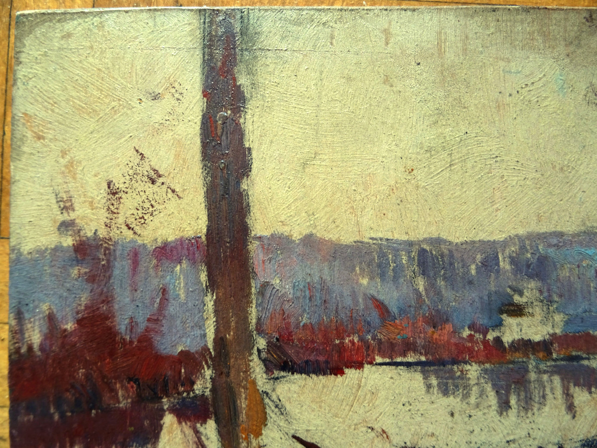 Joseph CLOIX dit Van Loix (1856-1915) 2 études. Marlotte, Marne, Orientaliste, Galien-Laloue.-photo-3