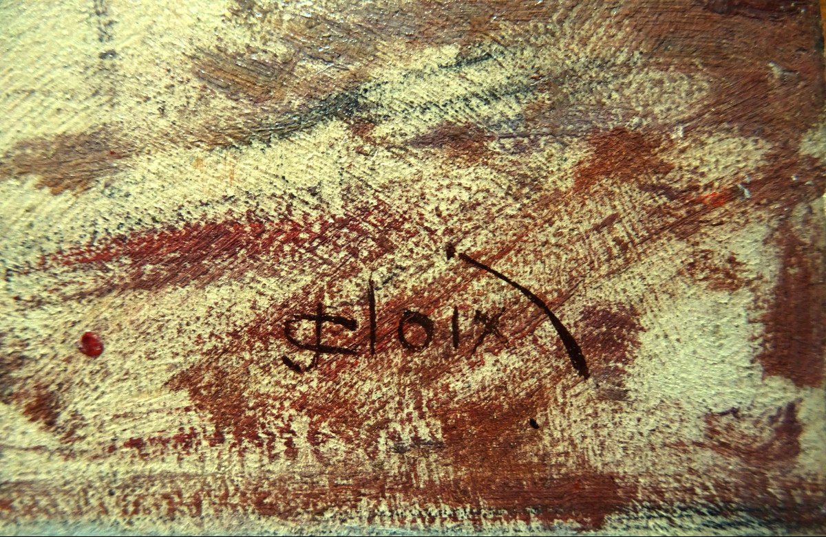 Joseph CLOIX dit Van Loix (1856-1915) 2 études. Marlotte, Marne, Orientaliste, Galien-Laloue.-photo-4