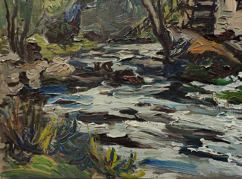 Fernand Herbo (1905-1995) Moulin De Le Folie Crozant ~1945. Osterlind Vlaminck Friesz, Honfleur-photo-1