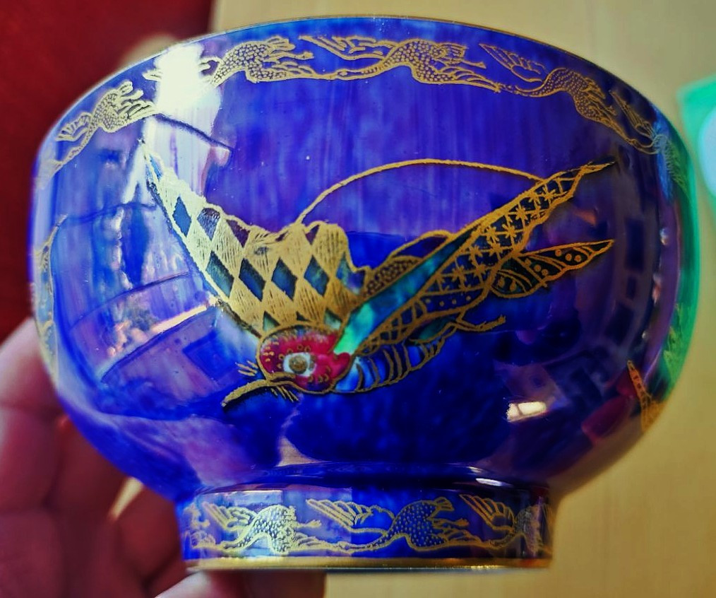 rare coupe par Daisy Makeig-Jones, Wedgwood. Art Déco, Angleterre, UK-photo-2