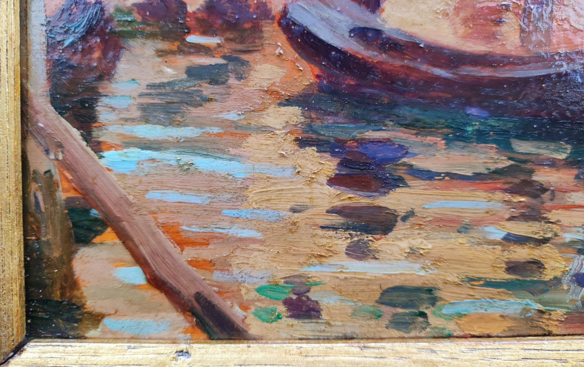 Frédéric Lauth (1865-1922) Venise vers 1900 + dédicace d'Aurore Sand. École de Crozant, Nohant -photo-4