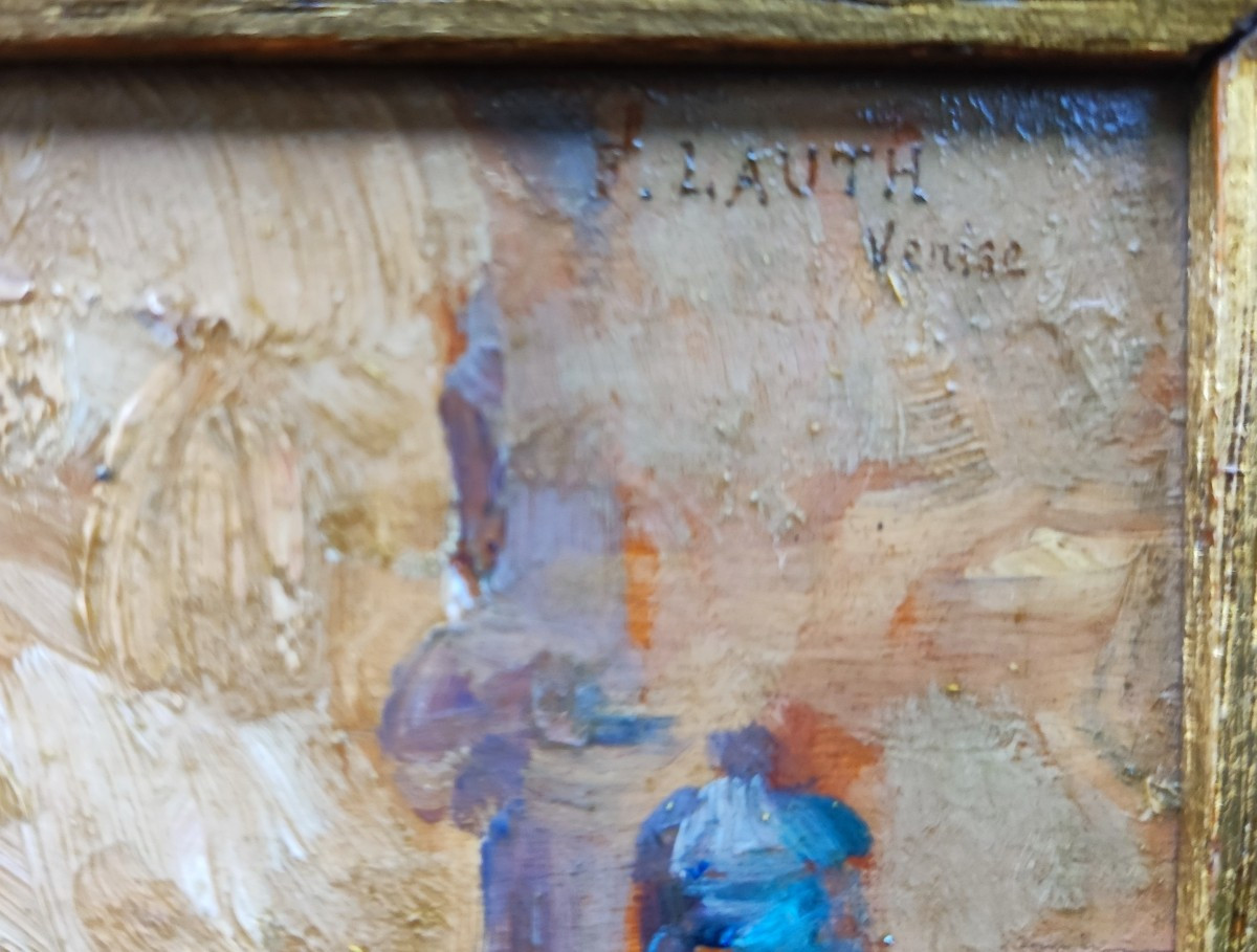 Frédéric Lauth (1865-1922) Venise vers 1900 + dédicace d'Aurore Sand. École de Crozant, Nohant -photo-7