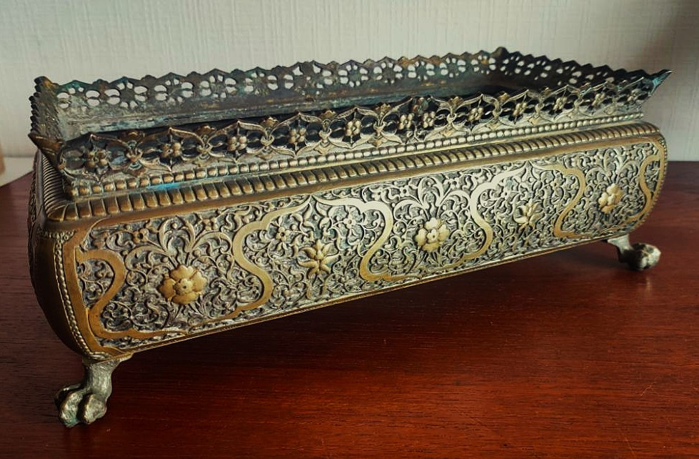 Armand Point (1862-1931) Bronze Planter C.1900, Oriental, Orientalist, Symbolism, Crozant-photo-2