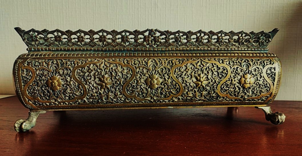 Armand Point (1862-1931) Bronze Planter C.1900, Oriental, Orientalist, Symbolism, Crozant-photo-3