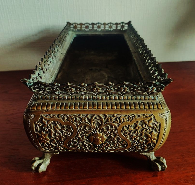 Armand Point (1862-1931) Bronze Planter C.1900, Oriental, Orientalist, Symbolism, Crozant-photo-4