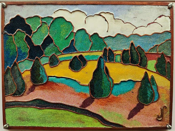 Jeanne Soubourou (1879-1968) Limousin Hills ~1940/50. Limoges, Jouhaud, Crozant, Fauré...-photo-2