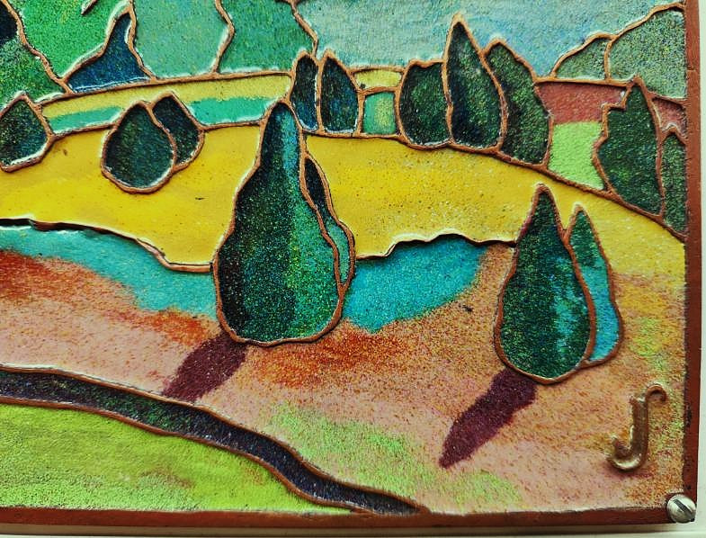 Jeanne Soubourou (1879-1968) Limousin Hills ~1940/50. Limoges, Jouhaud, Crozant, Fauré...-photo-3